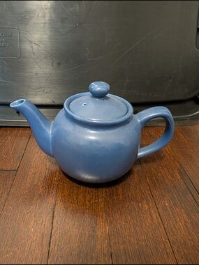 Blue Ceramic Teapot with Lid